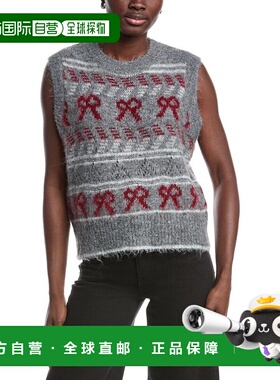 自营ANNA KAY Samya Cashmere-Blend Sweater Vest - gray 美国奥