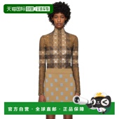 香港直邮潮奢 Check Burberry 女士 1h可退 EKD 巴宝莉 棕色 连体