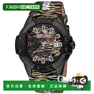 自营Just Cavalli Women's Scudo Black Dial Watch - black 美国
