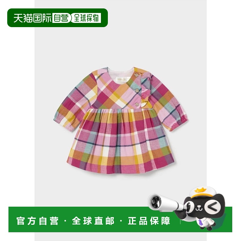 自营mayoralGirl's Checked Dress In Bubblegum - bubblegum 美