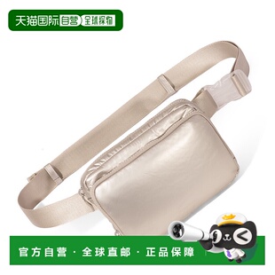 美国奥莱直发斜挎包 铂金ecopuff 自营 baggallini现代皮带包吊带