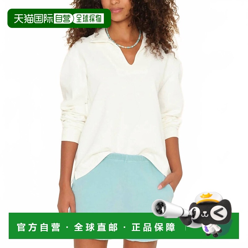 自营 xirenaTerry Trey Alabaster运动衫-雪花石膏 美国奥莱直发