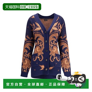 美国奥莱直发 多色 自营Etro羊毛提花女式 开衫