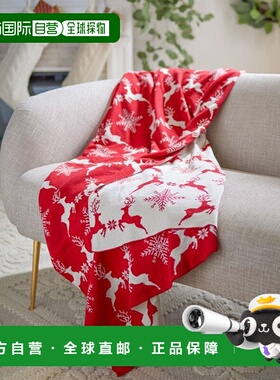 自营 safavieh舞者投掷-红色 美国奥莱直发