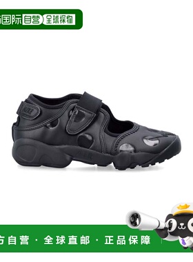自营nike黑色Air Rift Split-Toe合成运动鞋-黑色 美国奥莱直发