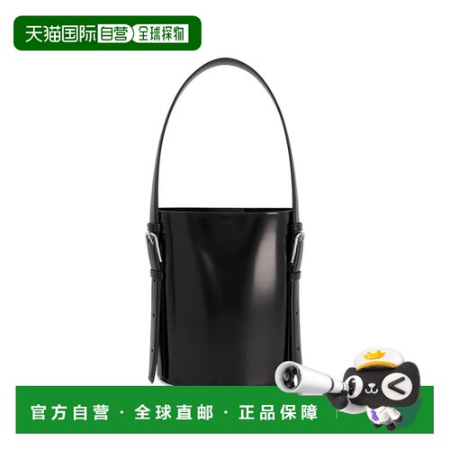 自营coperniCylindrical Black Top Handle Bag - black 美国奥莱