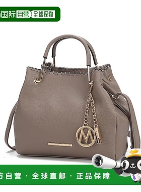 自营mia k collectionIsidora Tote 女士永恒百搭手提包 - 灰色