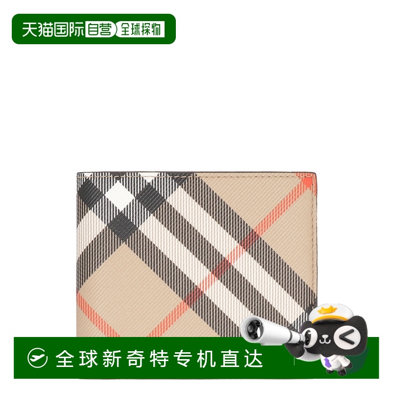 1h可退 香港直邮潮奢 Burberry 巴宝莉 男士 CC BILL 零钱包 8095