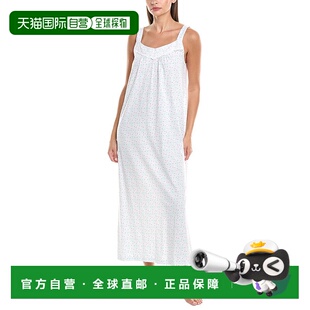 美国奥莱性感直发吊带 白色 自营Carole Hochman宴会厅睡袍