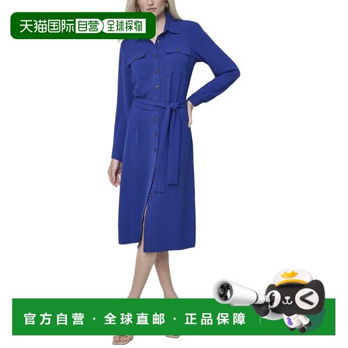 自营DKNY Shirt Dress - Blue 连衣裙美国直发奥莱