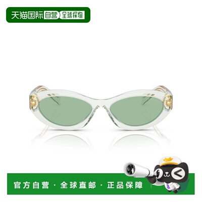 自营prada0pr 26zs Translucent Acetate Oval Sunglasses - gree