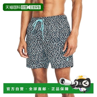 Shorts Mens Print Swim Dra Fish Trunks Blue 自营Nautica Navy