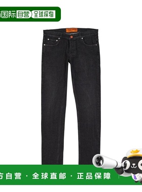 自营Heron Preston Cotton Slim Fit Men's Jeans - black 美国奥