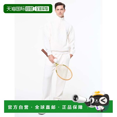 自营sergio tacchiniNetto Quarter Zip - gardenia 美国奥莱直发