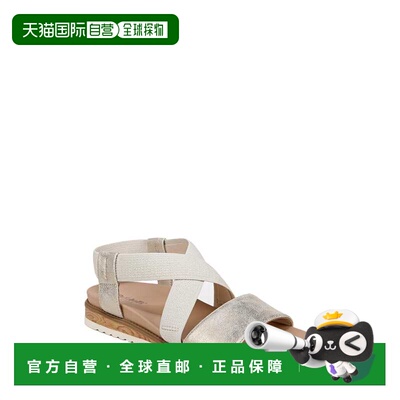 自营Dr. Scholl's Islander Flat Open Toe Slingbacks Light Gol