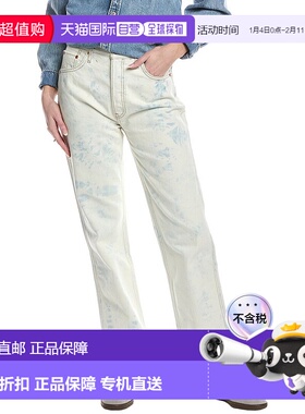 自营 redoneRE/DONE 90's High-Rise Loose Sunbleach Jean - whi