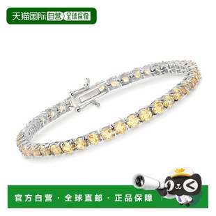 自营 Ross-Simons Amethyst Tennis Bracelet in Sterling Silver