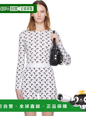 1h可退 香港直邮潮奢 Marine Serre 女士 白色 Recycled Moon Jer