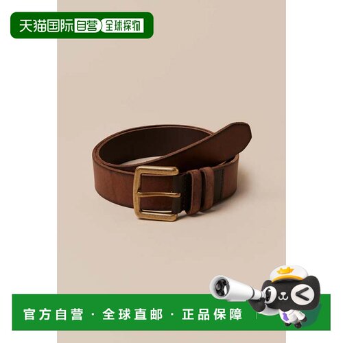 自营Lucky Brand Double Keeper皮带-绿色 美国奥莱直发