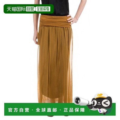 自营gigi modaSondra Maxi Skirt In Mustard - mustard 美国奥莱