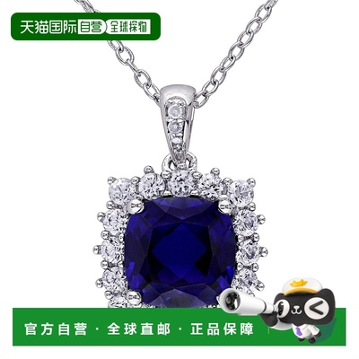 自营 mimi & max3 3/5 CT TGW Created 蓝色和 Created 白色蓝宝9