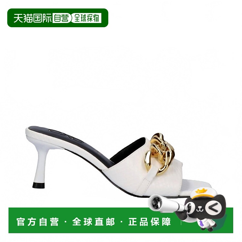 自营exe女式Hf5446高跟凉鞋，白色 美国奥莱直发高跟鞋单鞋