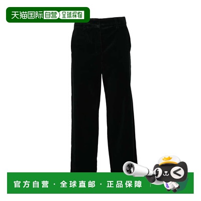 自营max maraVelvet Trousers - Black - black 美国奥莱直发
