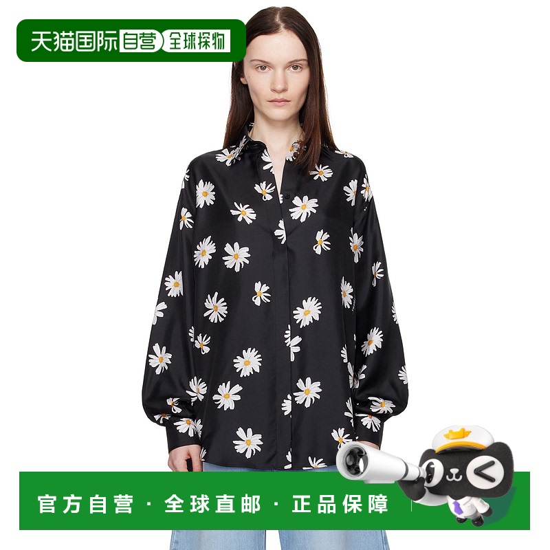 1h可退 香港直邮潮奢 Moschino 莫斯奇诺 女士 黑色 Allover Dais