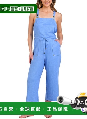 自营La Blanca Jumpsuit Coverup - blue 美国奥莱直发
