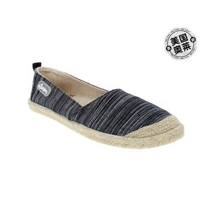 sugarSGR-Evermore Womens Flat Slip On Espadrilles- navy【