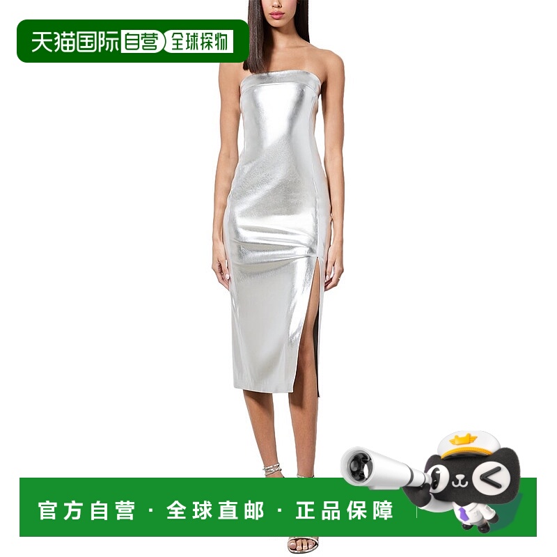 自营alice + olivia Kelly Midi Dress - grey 美国奥莱直发
