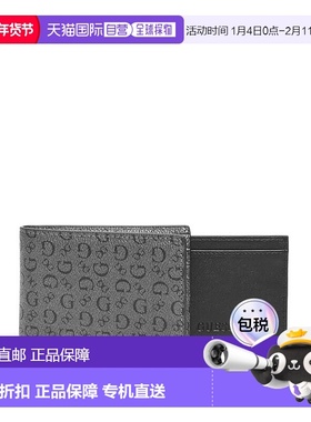 自营 guessCarter Billfold 钱包 - 煤炭 美国奥莱直发