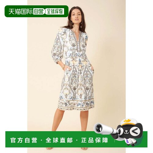自营hale bobAdelia Jersey Dress Beaded - ivory 美国奥莱直发