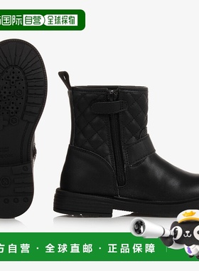 自营 geox黑色 Eclair 踝靴 - 黑色 美国奥莱直发