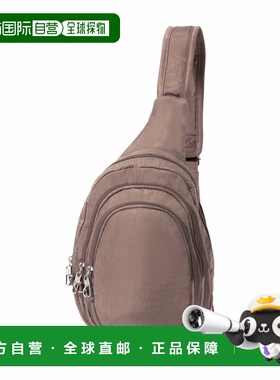 自营baggallini Women's Securtex Anti-Theft Multi Zip Sling -