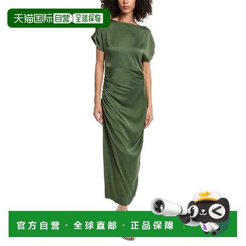 自营Lela Rose Heather Maxi Dress - green 美国奥莱直发