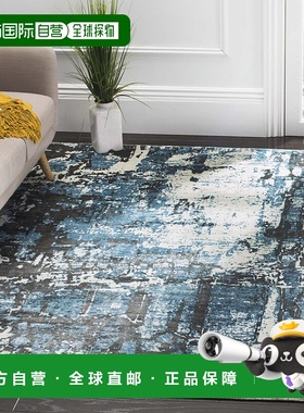 自营safaviehMirage Hand Made Area rug, Blue / Grey Contempor