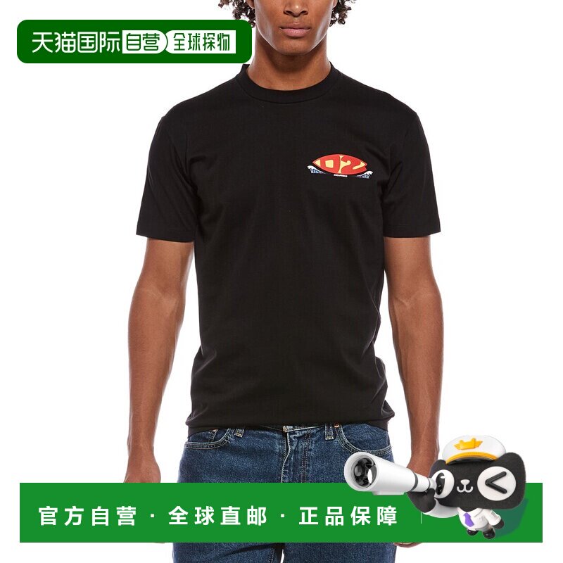 自营Dsquared2 t恤-黑色 美国奥莱直发