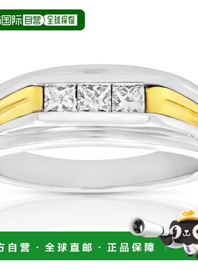 自营 vir jewels2/5 cttw 男士钻石戒指 14K 白金 - 白色 美国奥
