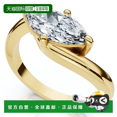 自营pompeii31Ct Marquise Diamond Solitaire Curve East To Wes
