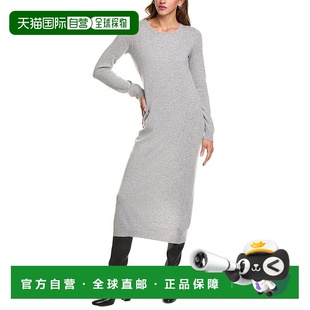 Cashmere Neck Midi Dress 美国奥 自营philosophy grey Bateau