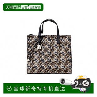 黑色多色 自营 迷你磨印皮革手提包 marc 美国奥莱直 jacobs女式