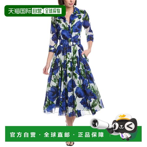 自营Samantha Sung Aster Midi Dress - white 美国奥莱直发