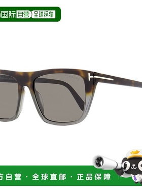 自营 Tom Ford Men's Aslan Sunglasses TF1175 55A Havana/Gray