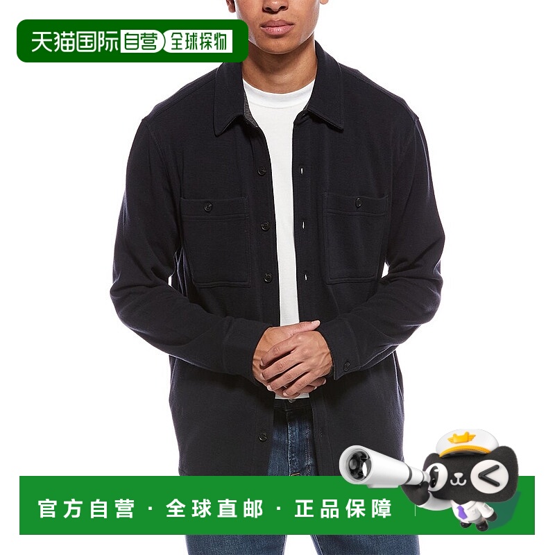 自营Vince Pique衬衫夹克-蓝色 美国奥莱直发