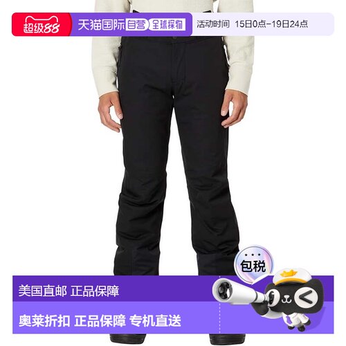 自营Men's Bogner Fire + Ice Scott 3-T Pants  Black Mid Rise