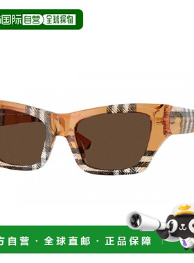 自营burberryBE4441U 414673 Check Sand/Dark Brown - check san