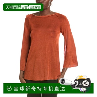 lafayette new 自营 148 橙 yorkLafayette 148纽约双色A字型毛衣