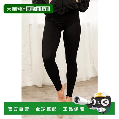 自营ampersand改变游戏规则的黑色紧身裤 美国奥莱直发