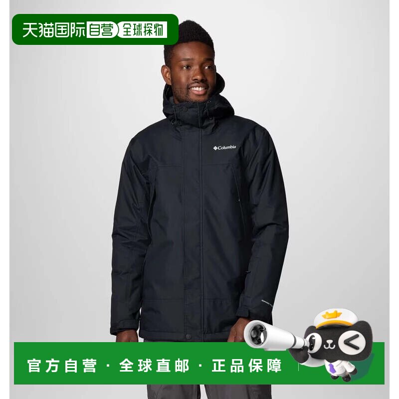自营Columbia Shotski夹克男士黑色防水绝缘全拉链KFC611-黑色 美